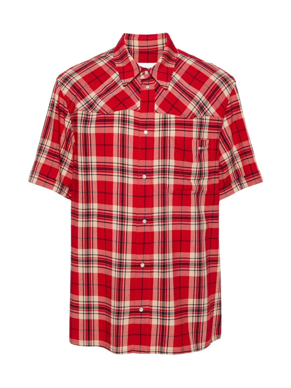 Bally Checked Short Sleeve Shirt